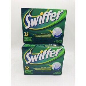 2 Vintage 2000 Swiffer 32 Disposable Dry Cloths Refill New In Box Sealed